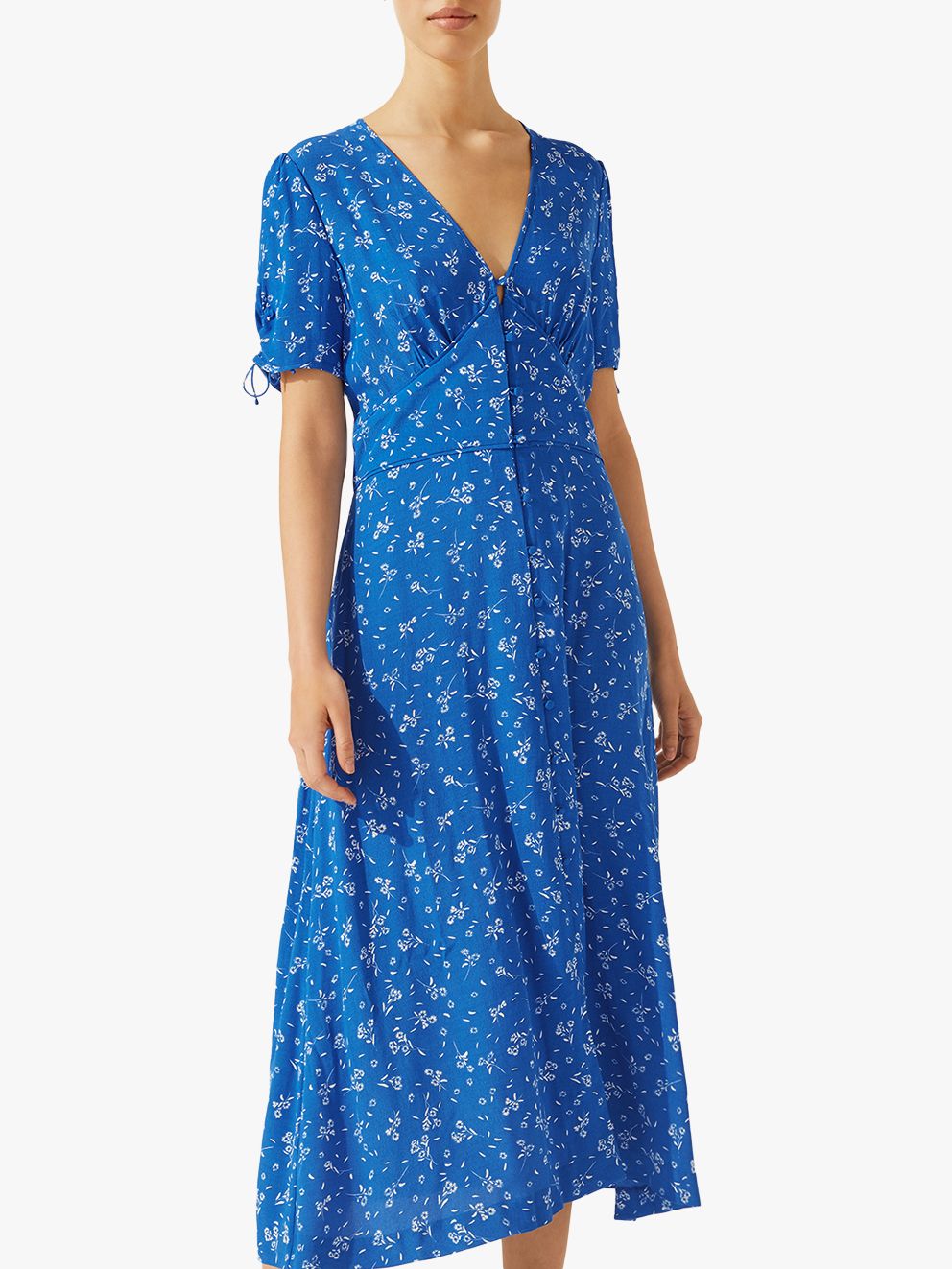 blue tea dress
