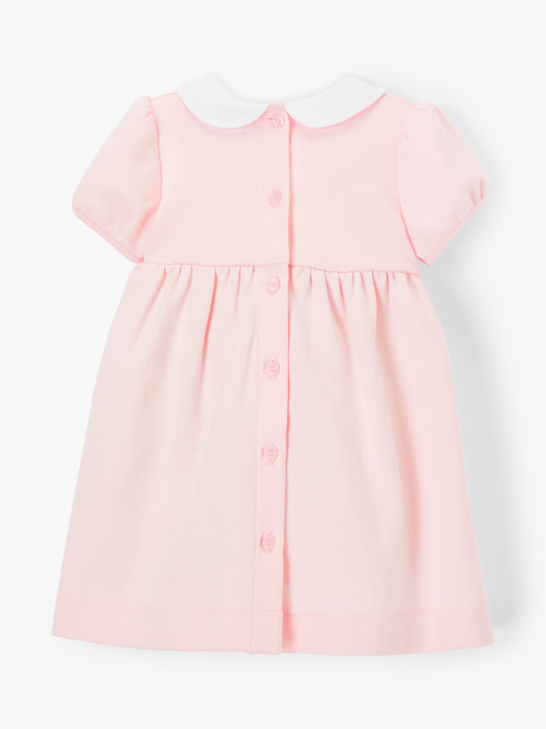 Buy John Lewis Heirloom Collection Baby Smock Dress, Pink Online at johnlewis.com