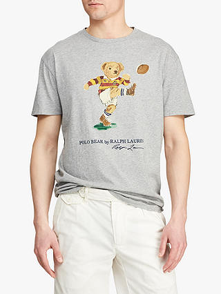 Polo Ralph Lauren Rugby Bear T-Shirt, Andover Heather