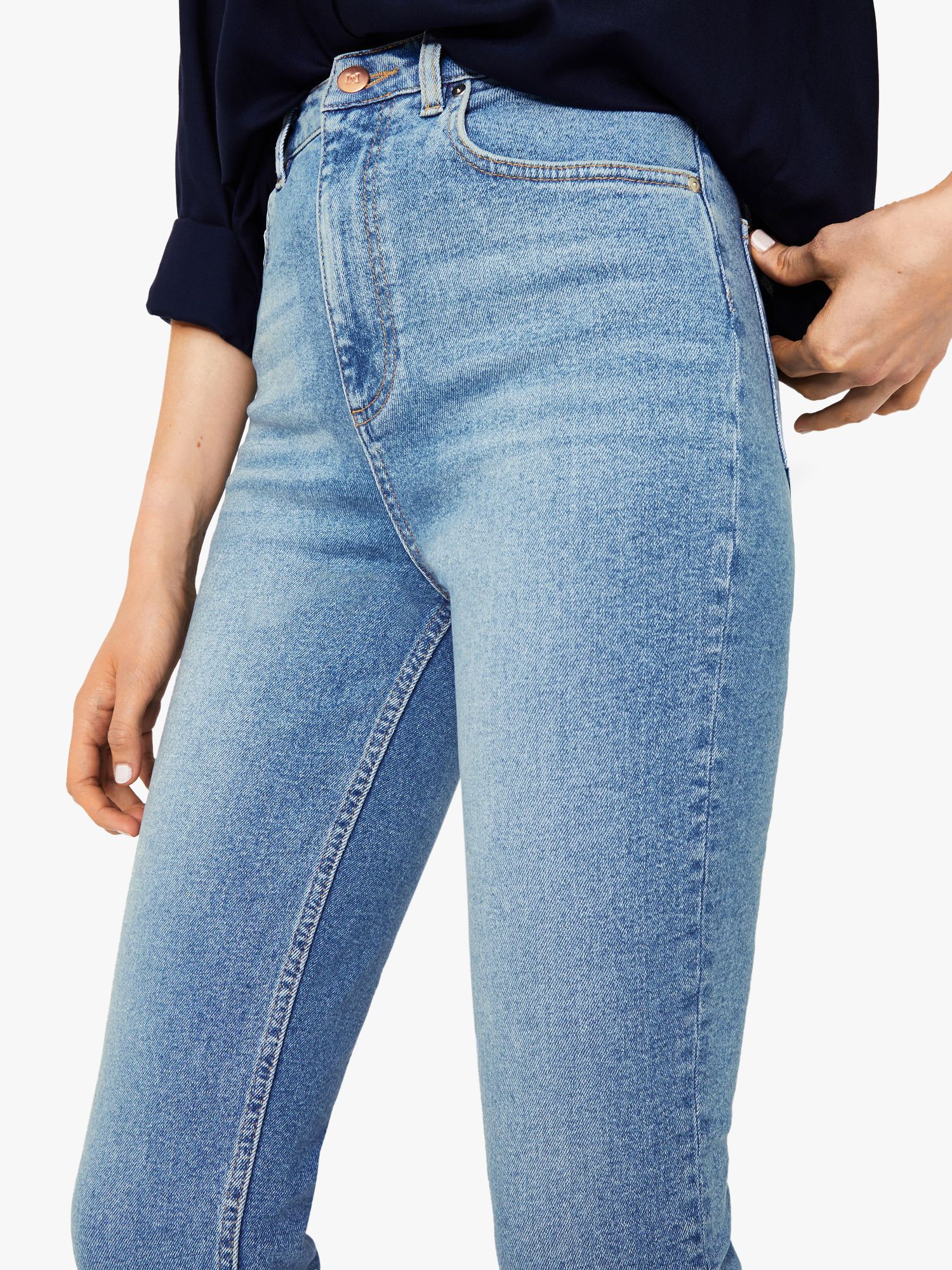 warehouse slim cut jeans