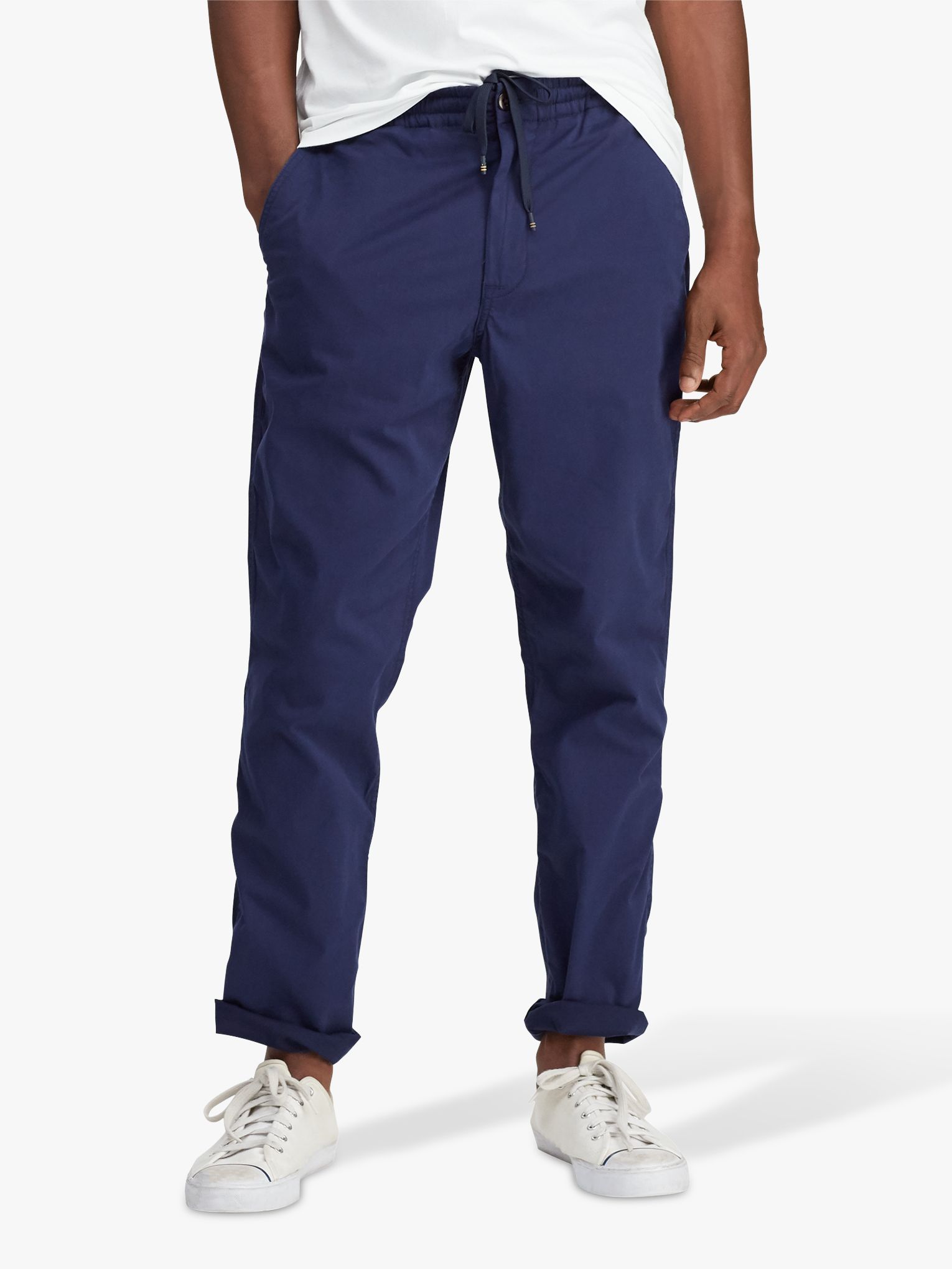 Polo Ralph Lauren POLO PREPSTER TAILORED SLIM FIT TROUSER - Trousers -  navy/dark blue - Zalando.de