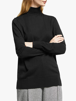 John Lewis & Partners Relaxed Roll Neck Jumper