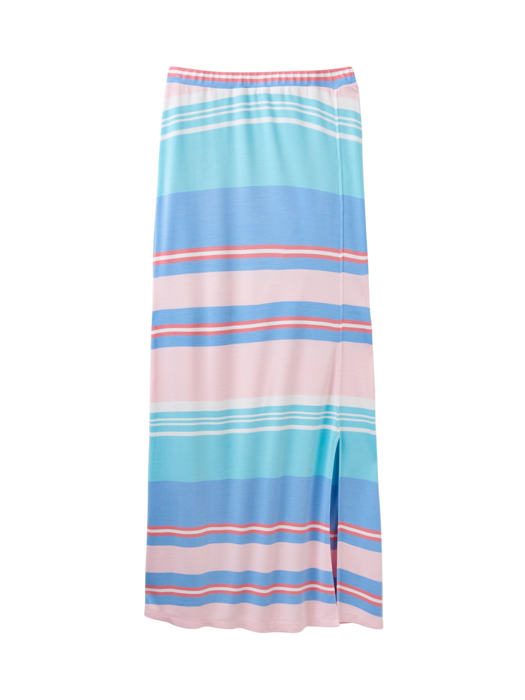 Joules Marion Jersey Maxi Skirt, Multi Stripe