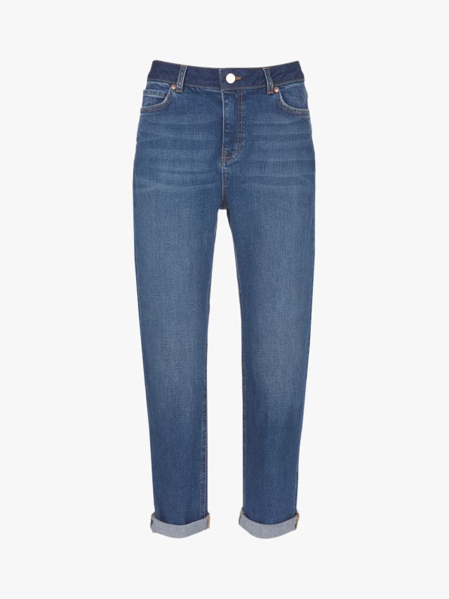 Mint Velvet Dakota Boyfriend Jeans, Blue, 6S