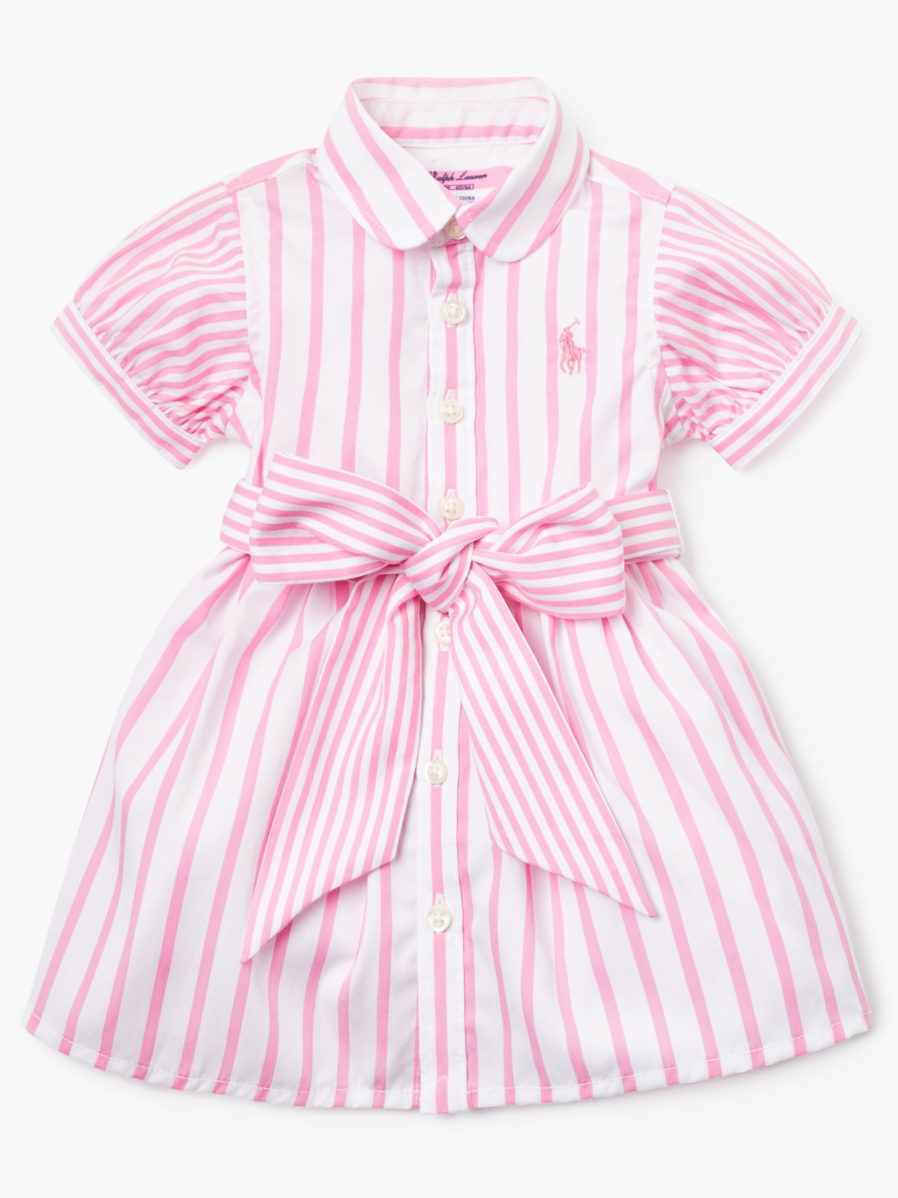 ralph lauren pink shirt dress