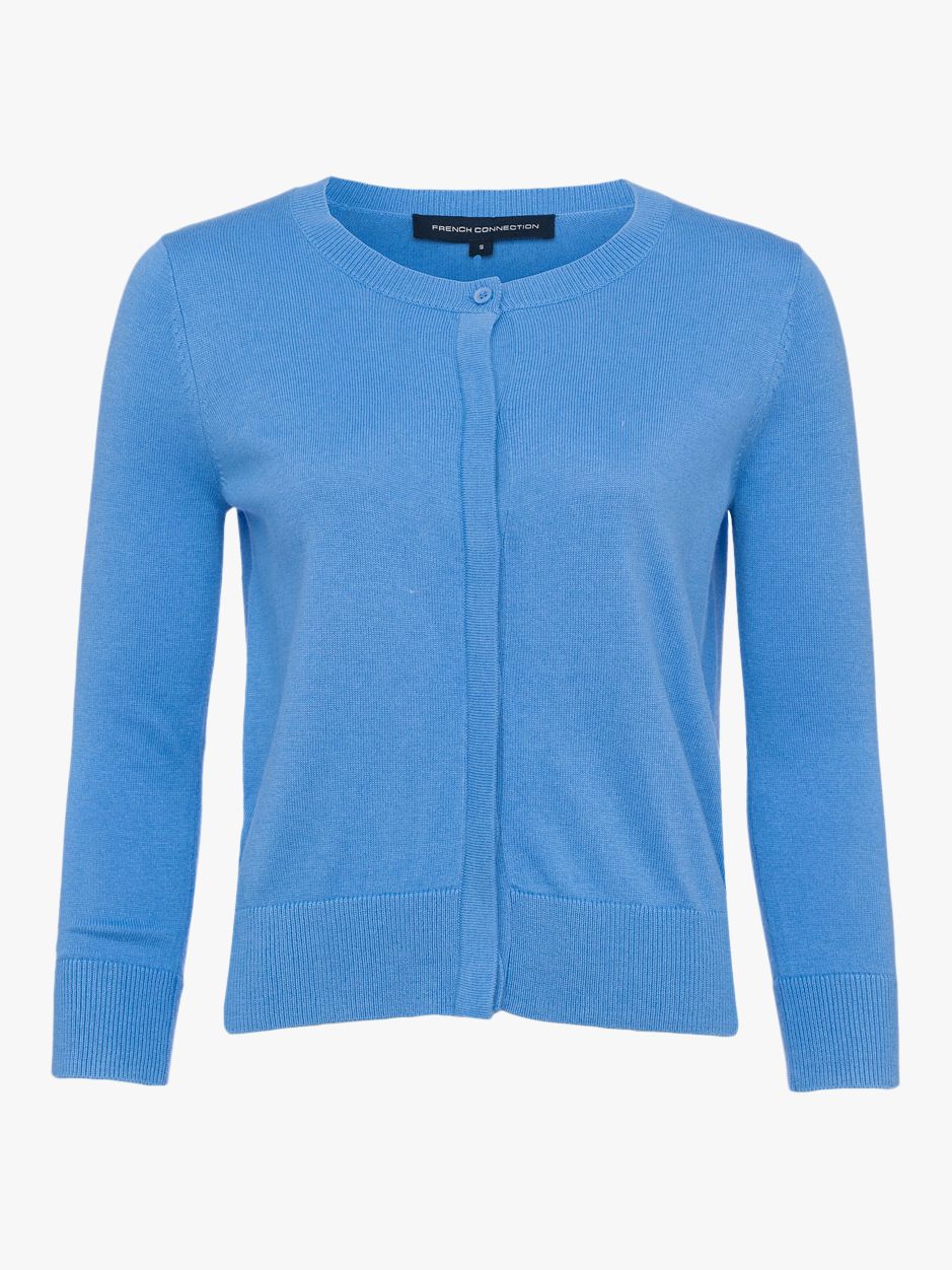 French Connection Bambino Cardigan, Blue at John Lewis & Partners