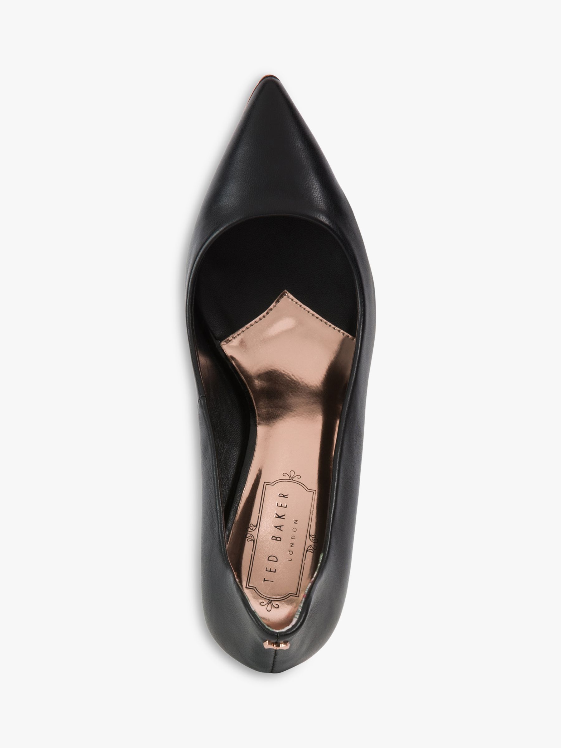 ted baker black leather shoes