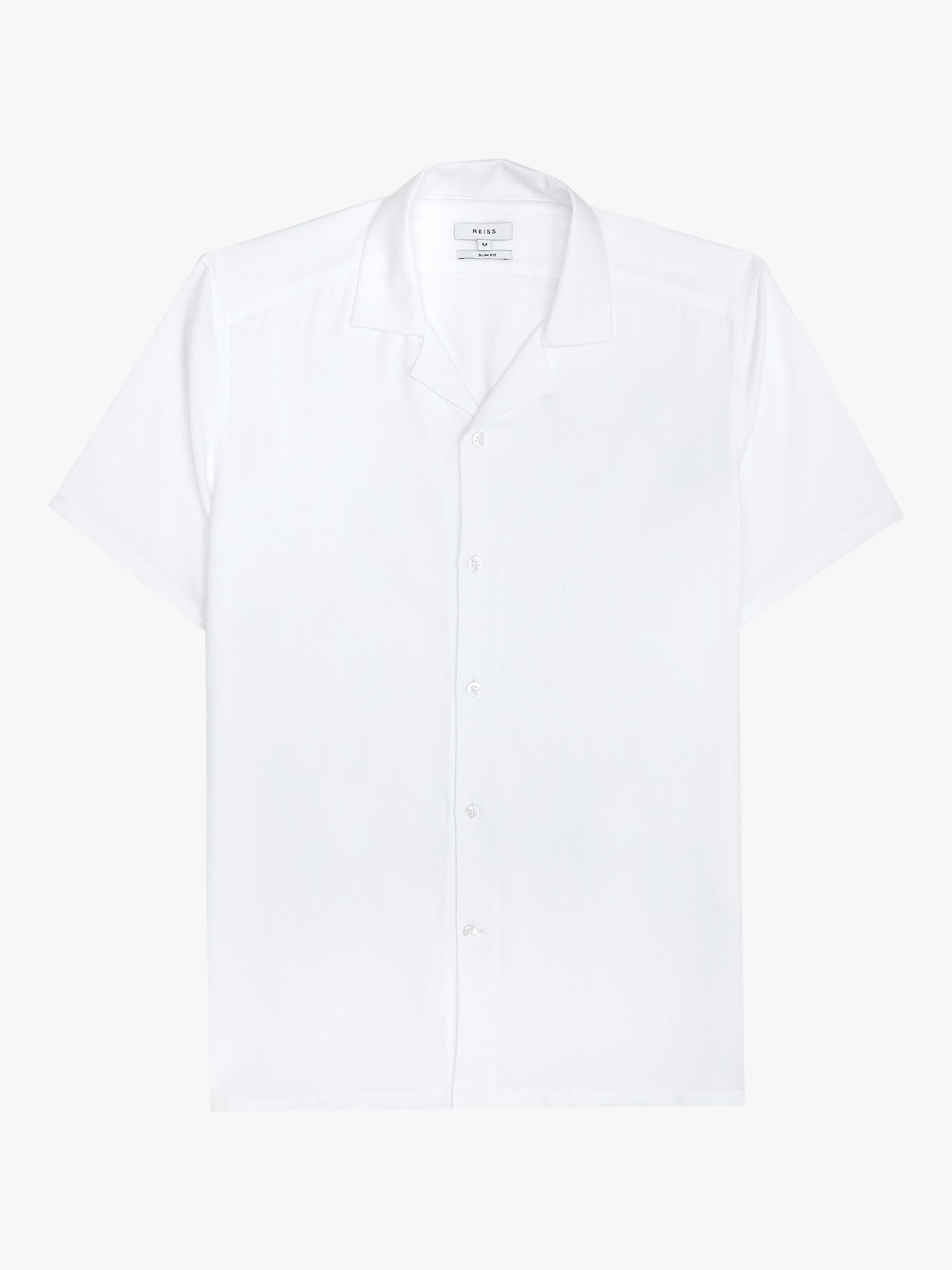 Reiss Clint Slim Fit Cuban Collar Shirt