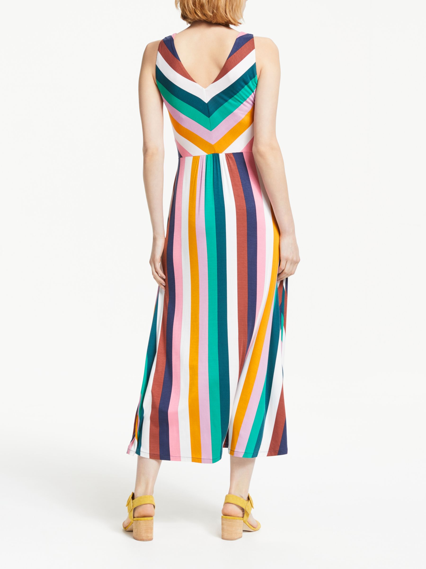 Boden Octavia Jersey Midi Dress, Multi, 8