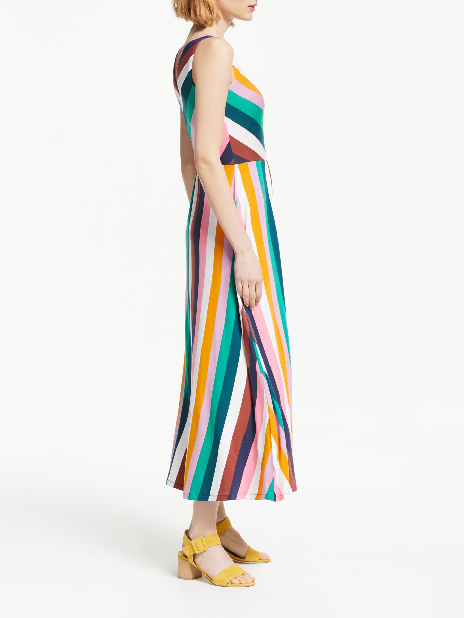 Boden Octavia Jersey Midi Dress, Multi, 8
