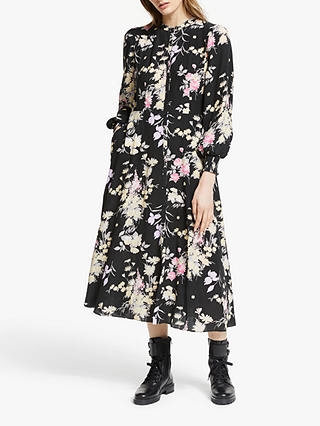Somerset by Alice Temperley Garden Floral Button Up Dress, Multi