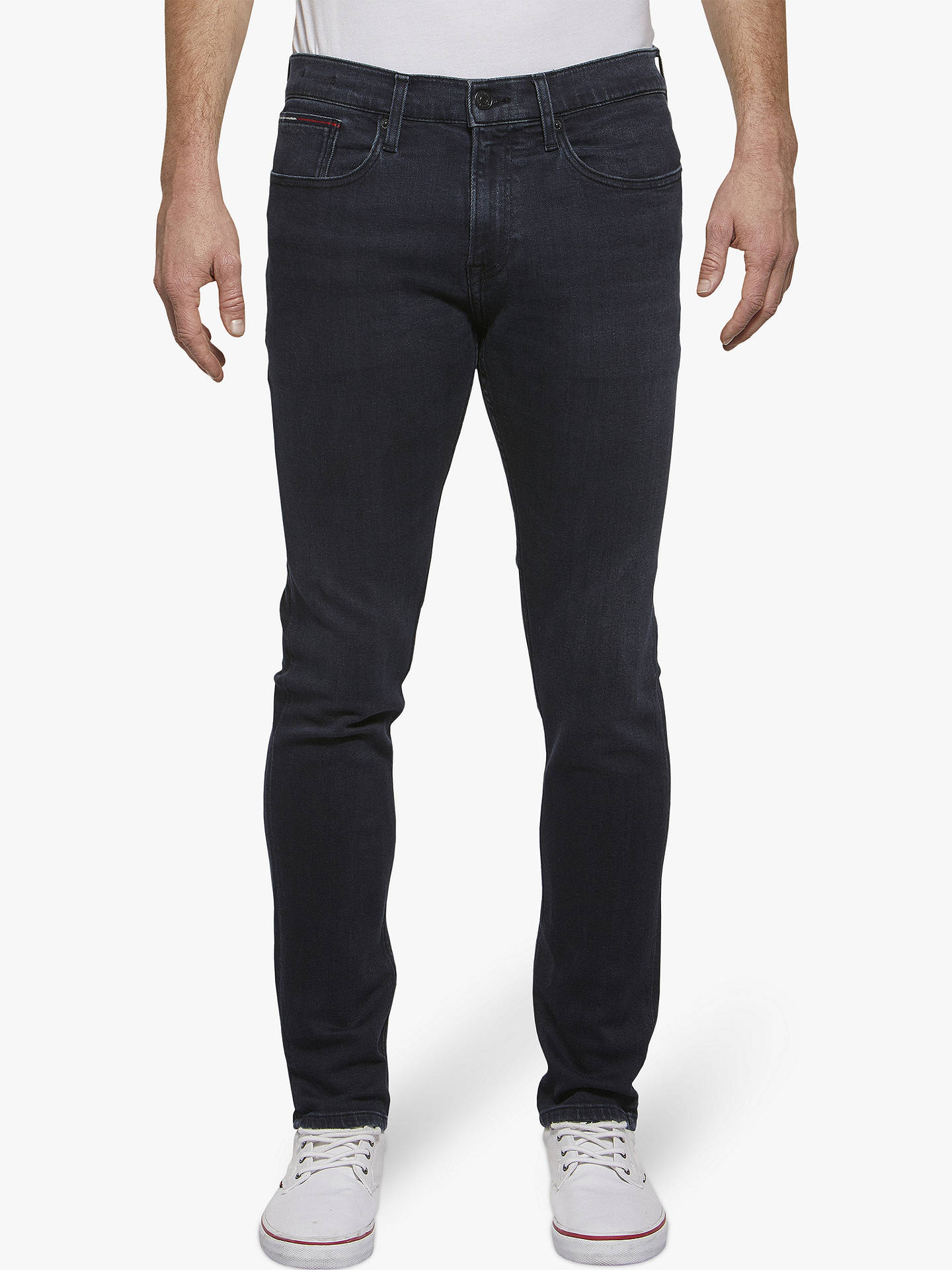 Tommy Jeans Slim Tapered Steve Jeans, Marina Blue at John Lewis & Partners