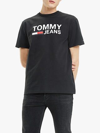 Tommy Jeans Classic Logo T-Shirt, Tommy Black