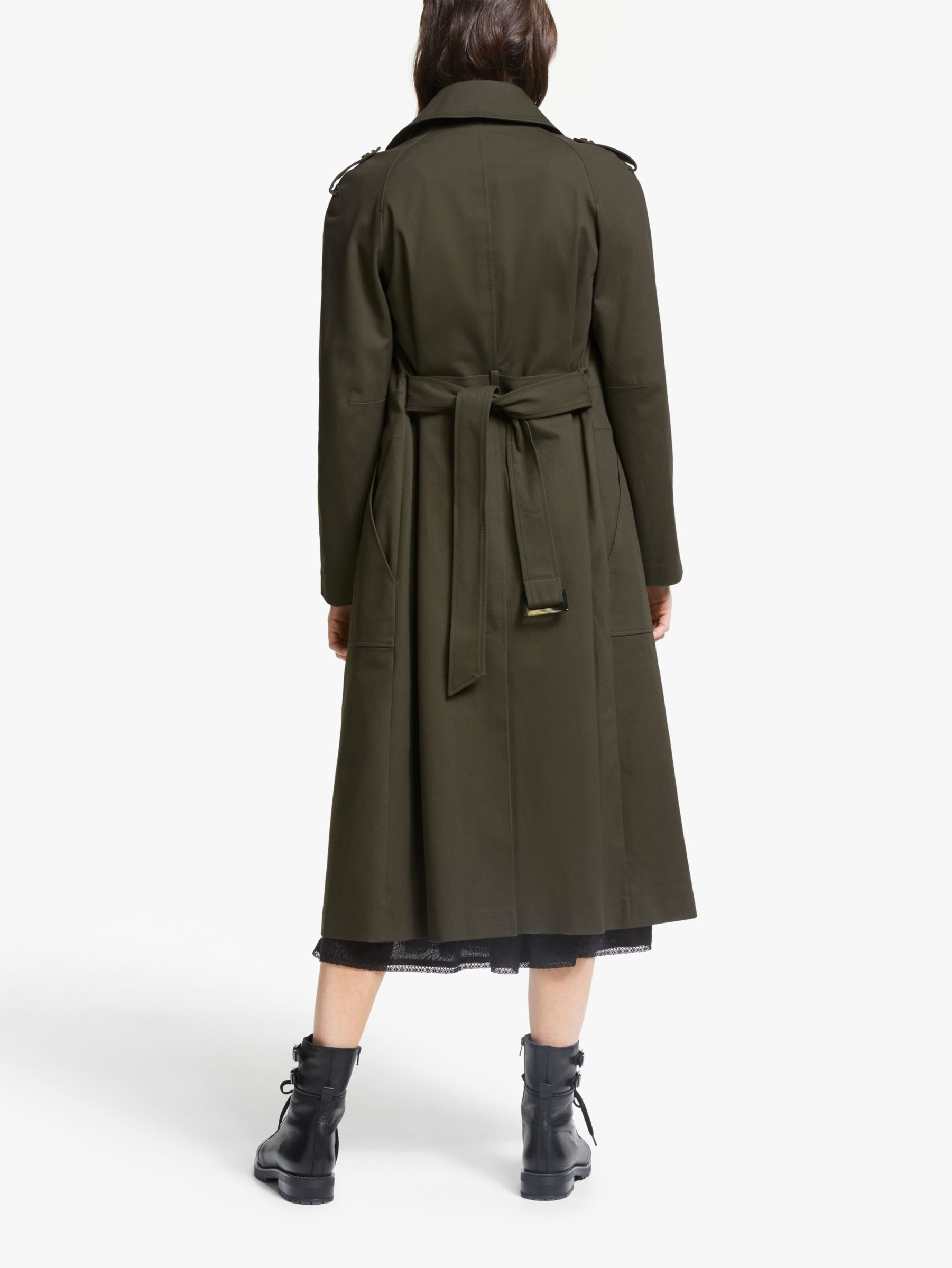 Somerset by Alice Temperley Trench Coat, Khaki at John Lewis & Partners
