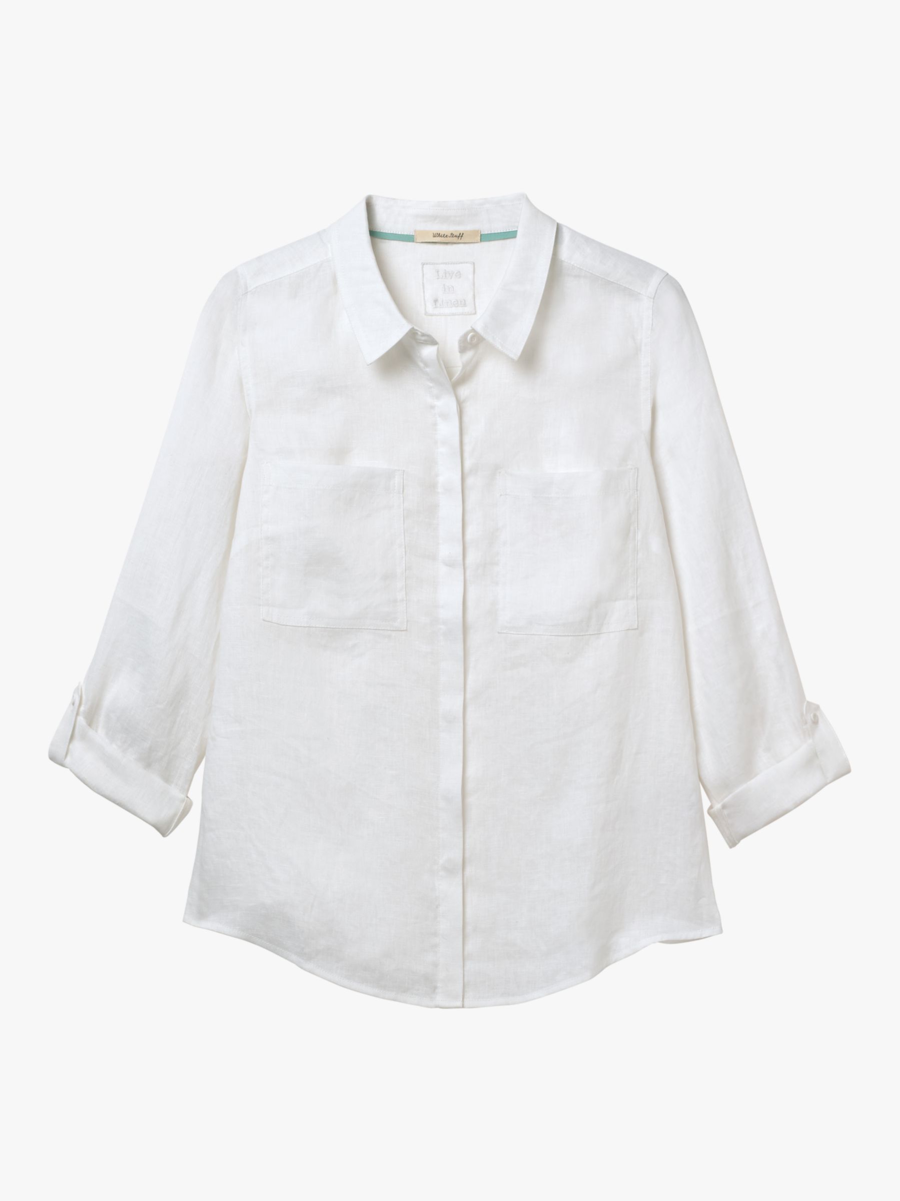 White Stuff Clara Linen Shirt, White