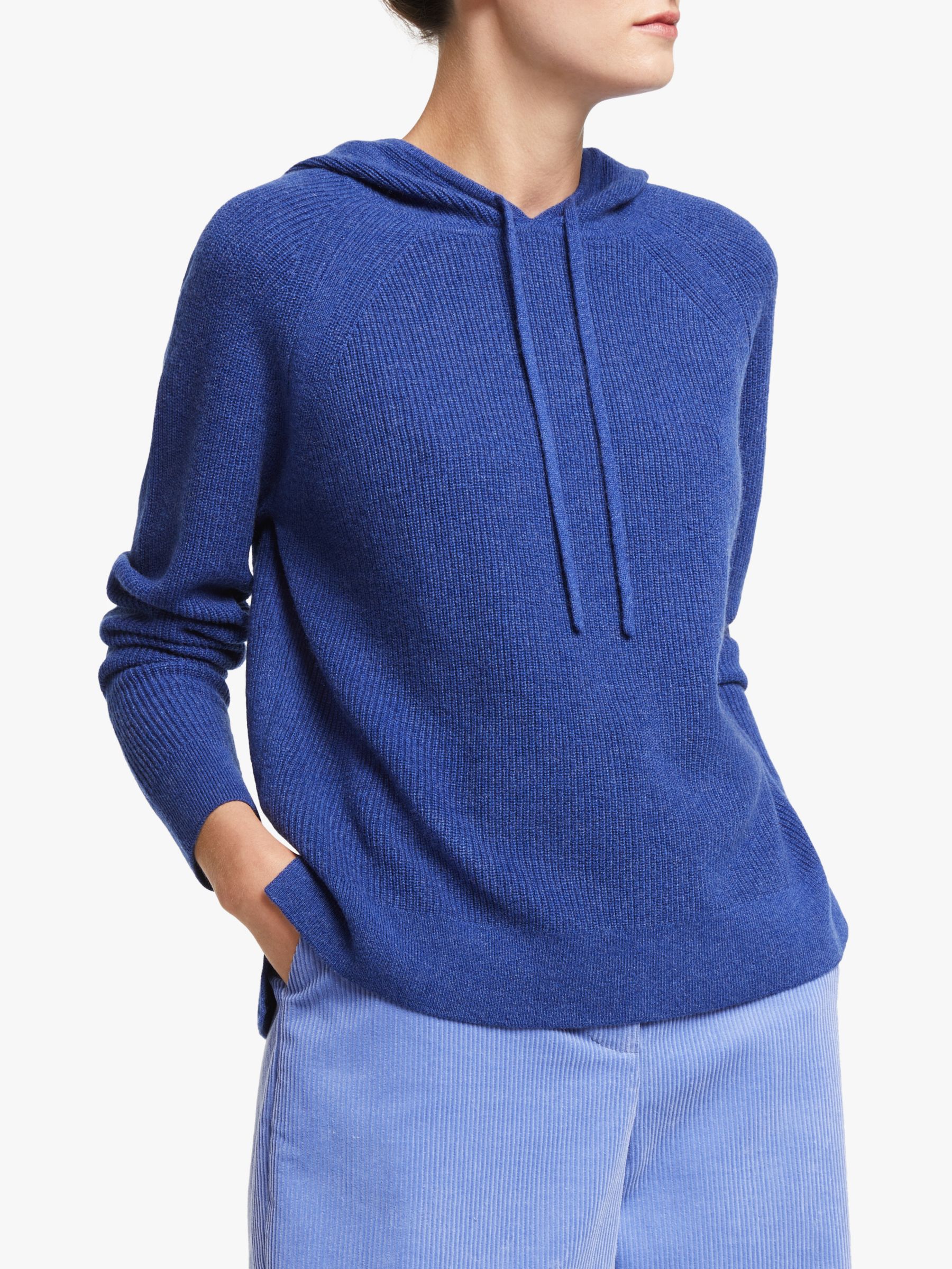 John Lewis & Partners Cashmere Hooded Sweater