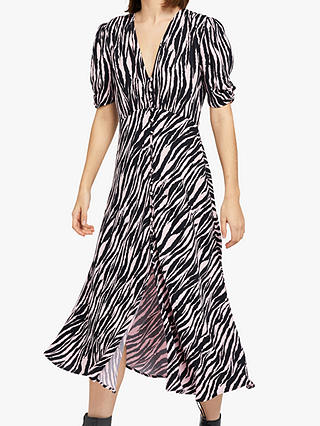 Ghost Flo Tiger Print Dress, Multi