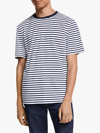 Penfield Clover Stripe T-Shirt, Navy