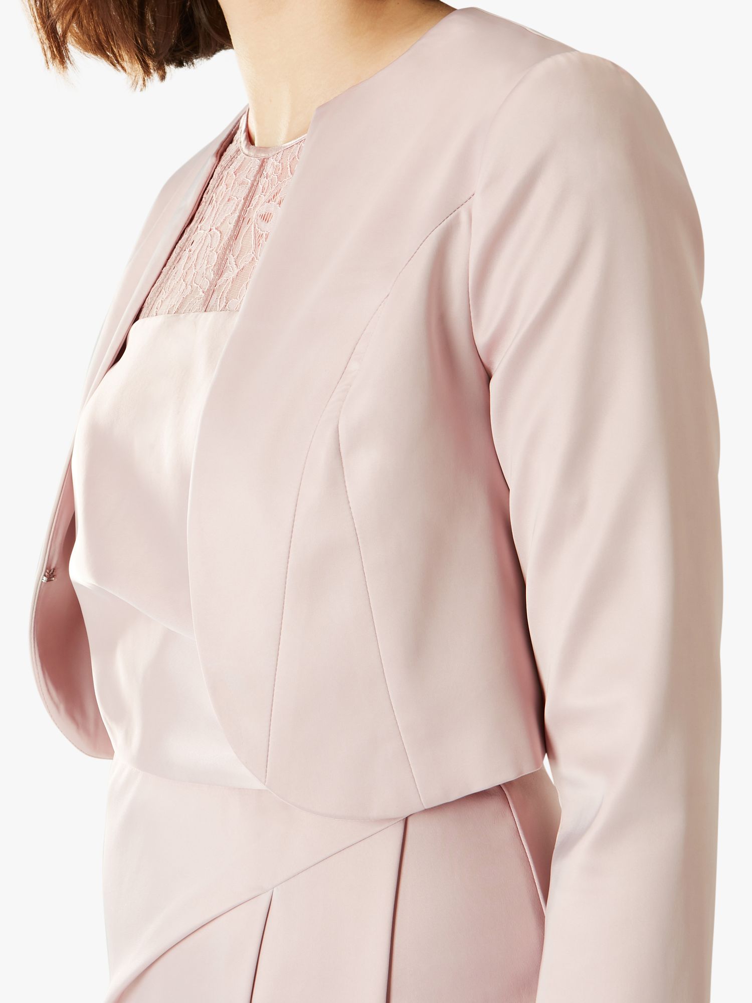 Coast Lucy Satin Jacket Oyster At John Lewis Partners