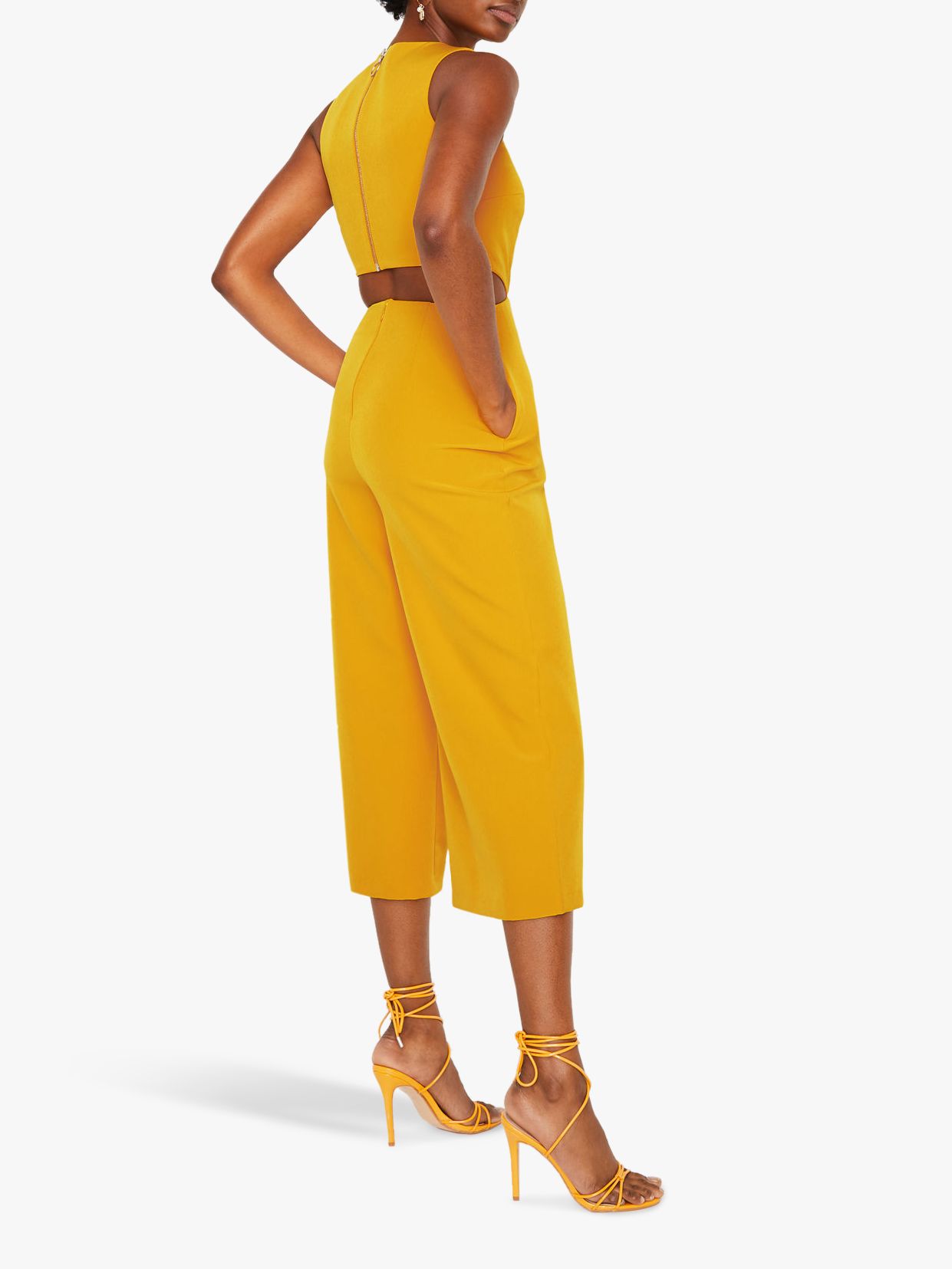 yellow jumpsuit warehouse