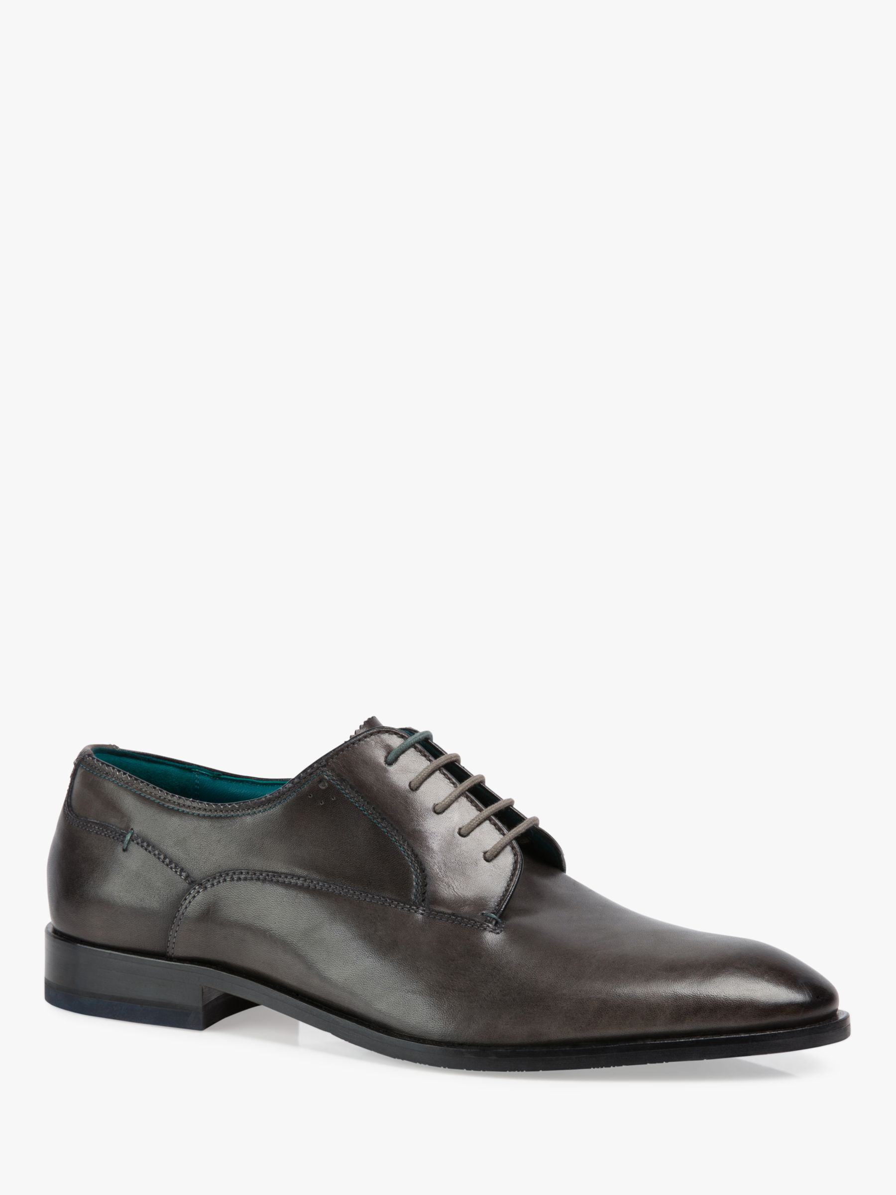 Ted Baker Parals Leather Derby Shoes, Grey