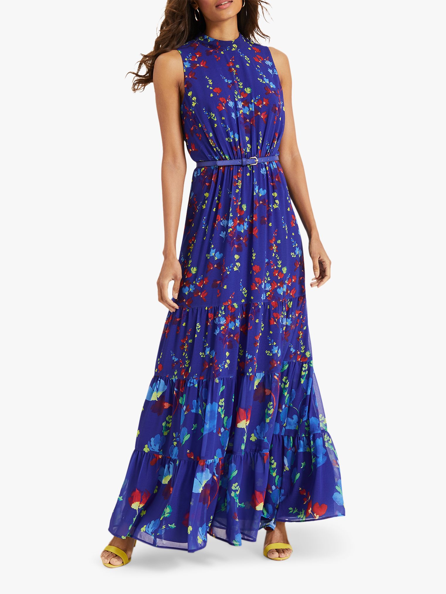 henriette printed maxi dress