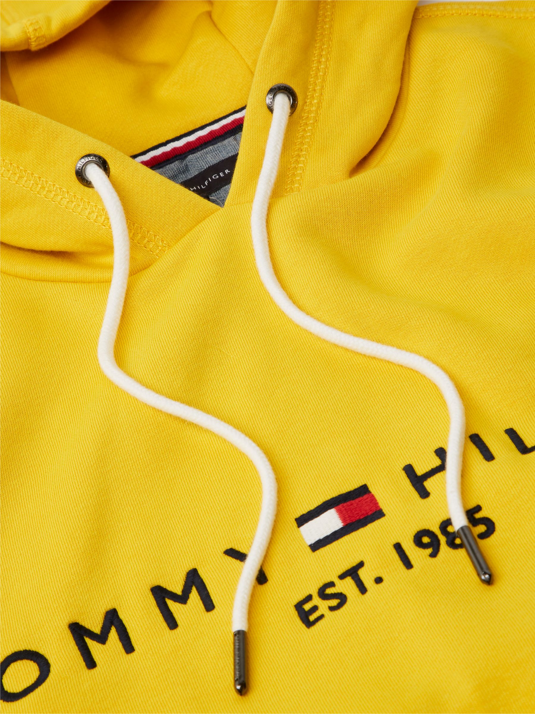 yellow tommy hilfiger sweatshirt