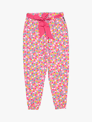 Polarn O. Pyret Children's Dot Trousers, Pink
