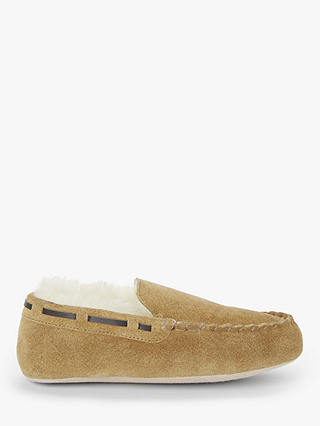 John Lewis & Partners Children's Suede Moccasin Slippers