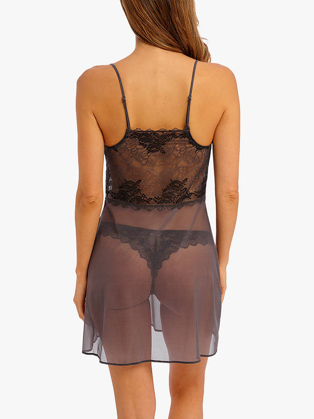 Wacoal Lace Perfection Chemise, Charcoal