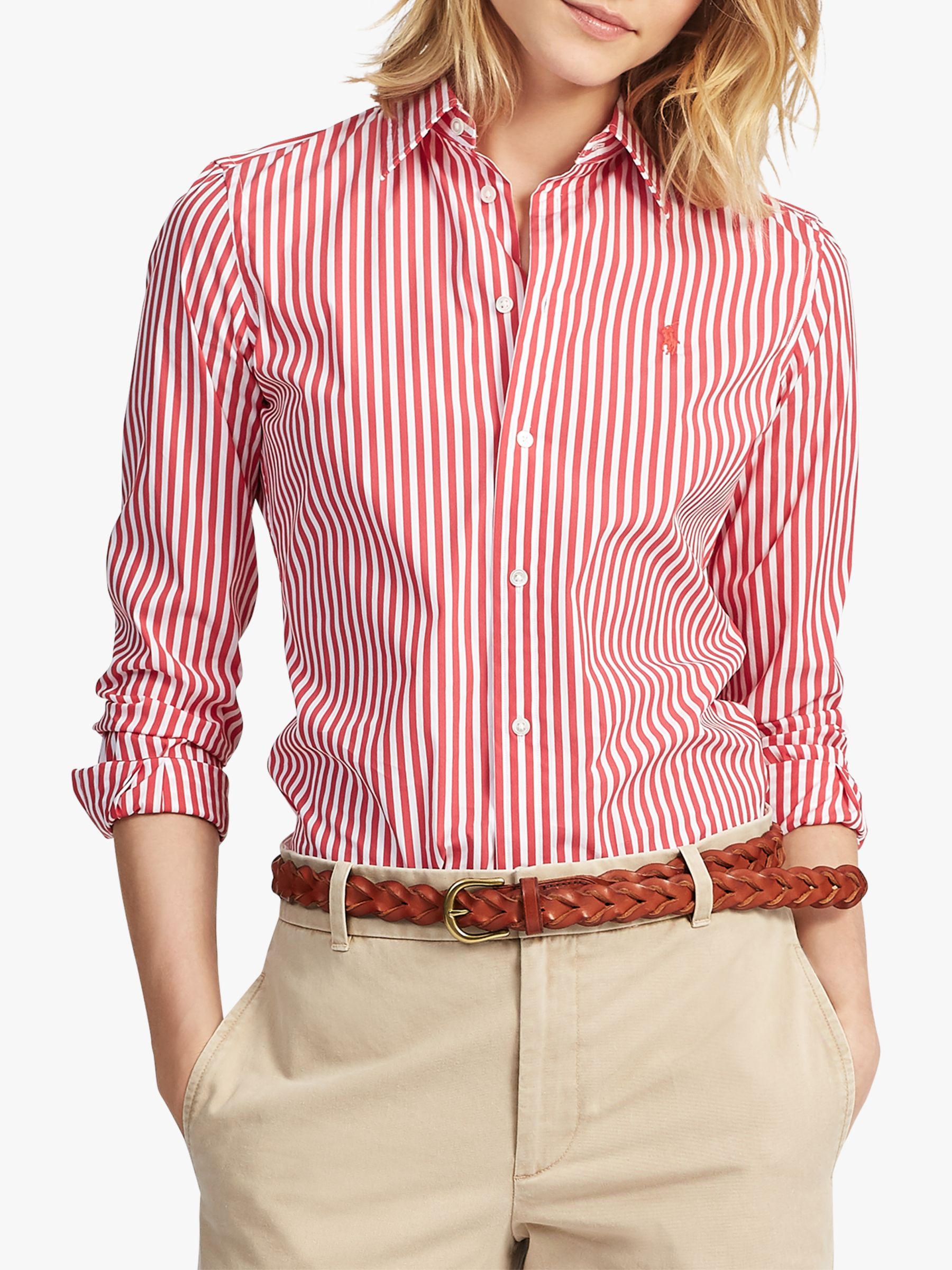 ralph lauren striped womens shirt