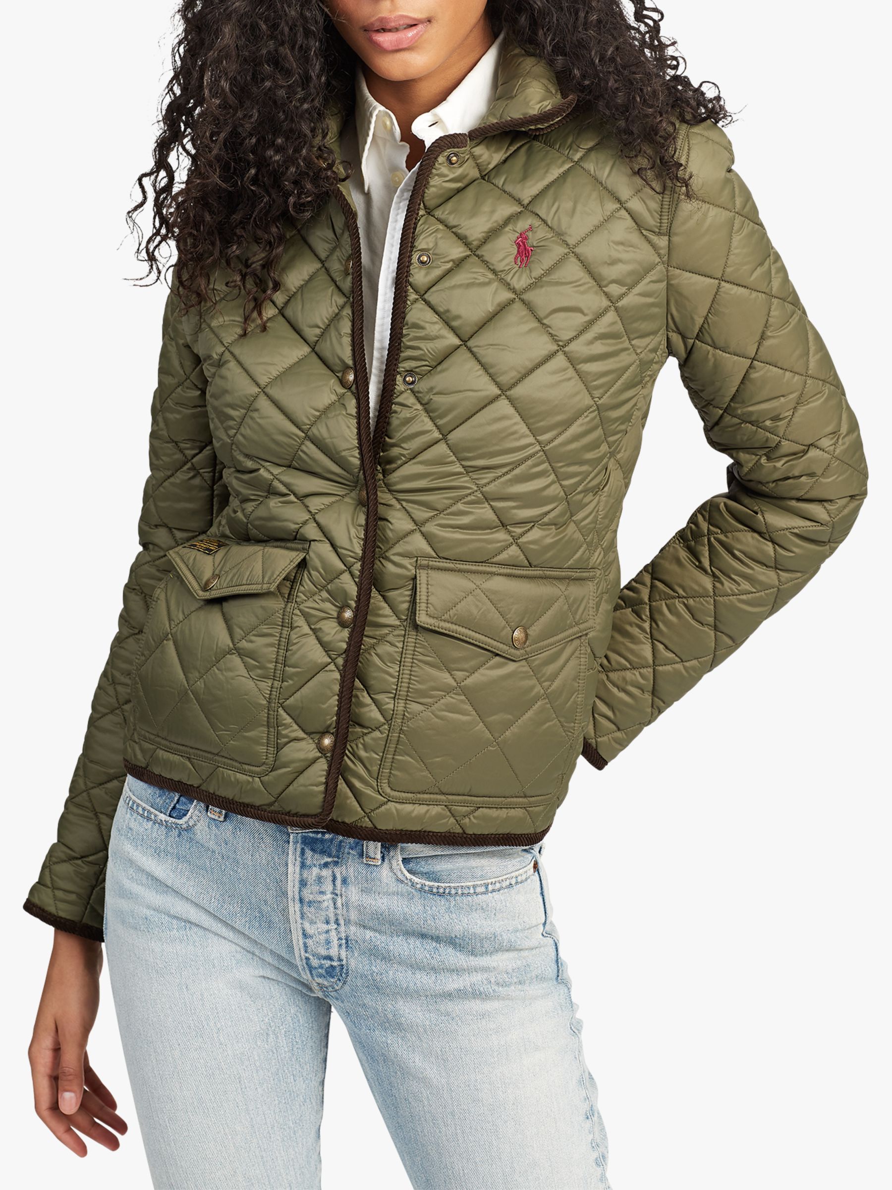 polo quilted jacket womens