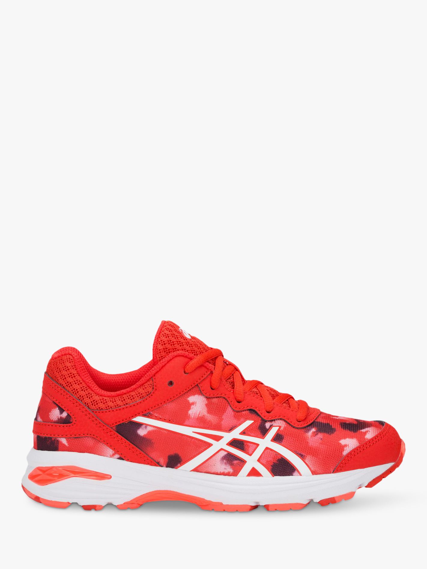 red asics netball trainers 