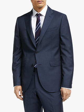 John Lewis & Partners Zegna Wool Tailored Suit Jacket, Navy