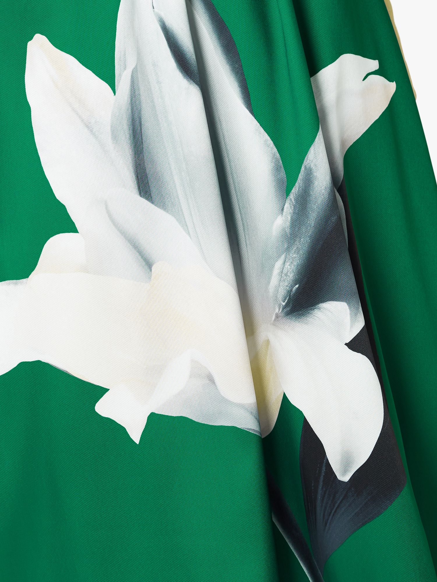 Coast Destiny Floral Print Maxi Skirt, Green
