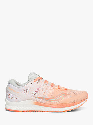 Saucony Freedom ISO 2 Women's Running Shoes, Peach/White