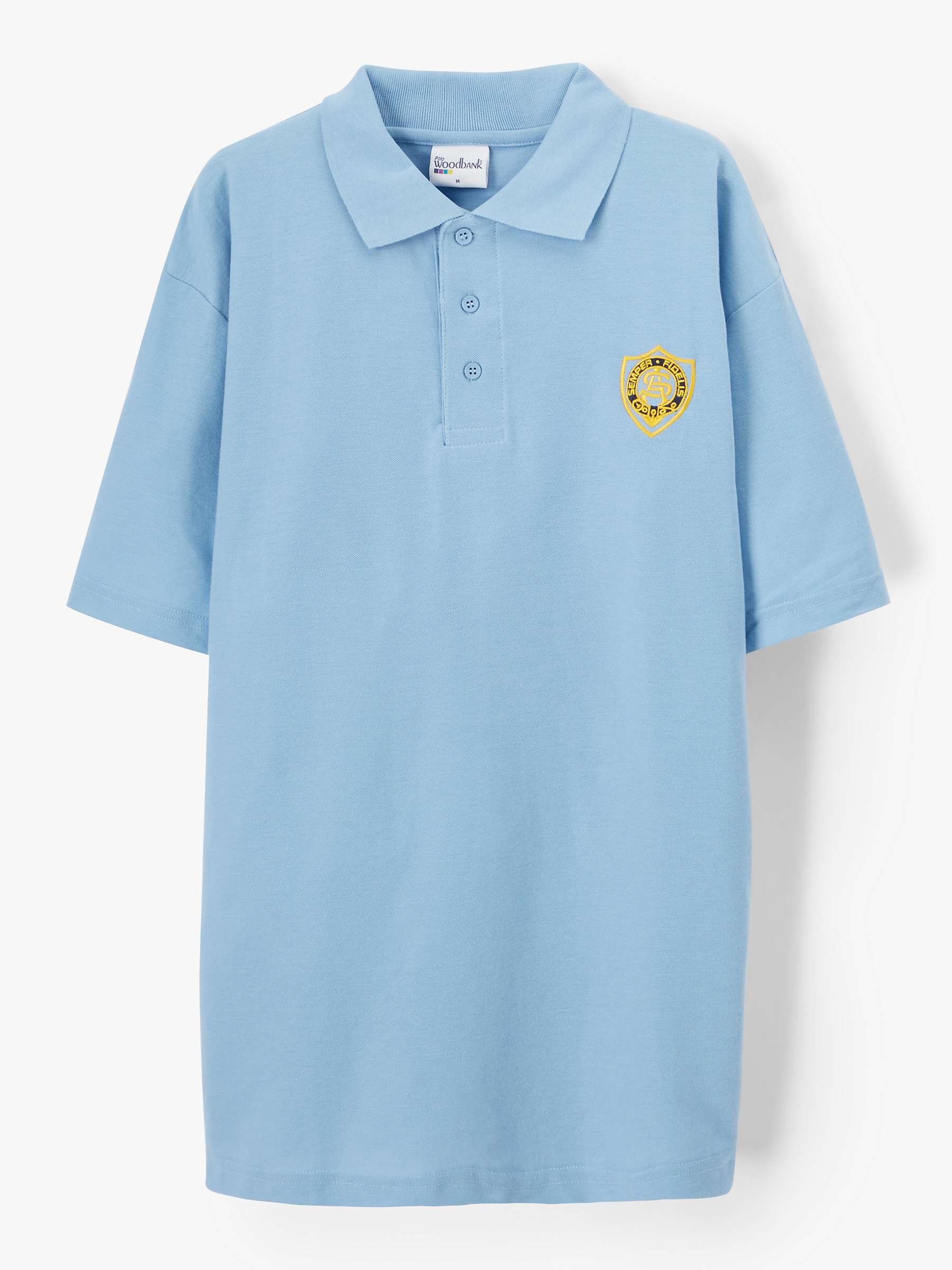 Buy St Anne's Catholic School Girls' Polo Shirt, Blue Online at johnlewis.com