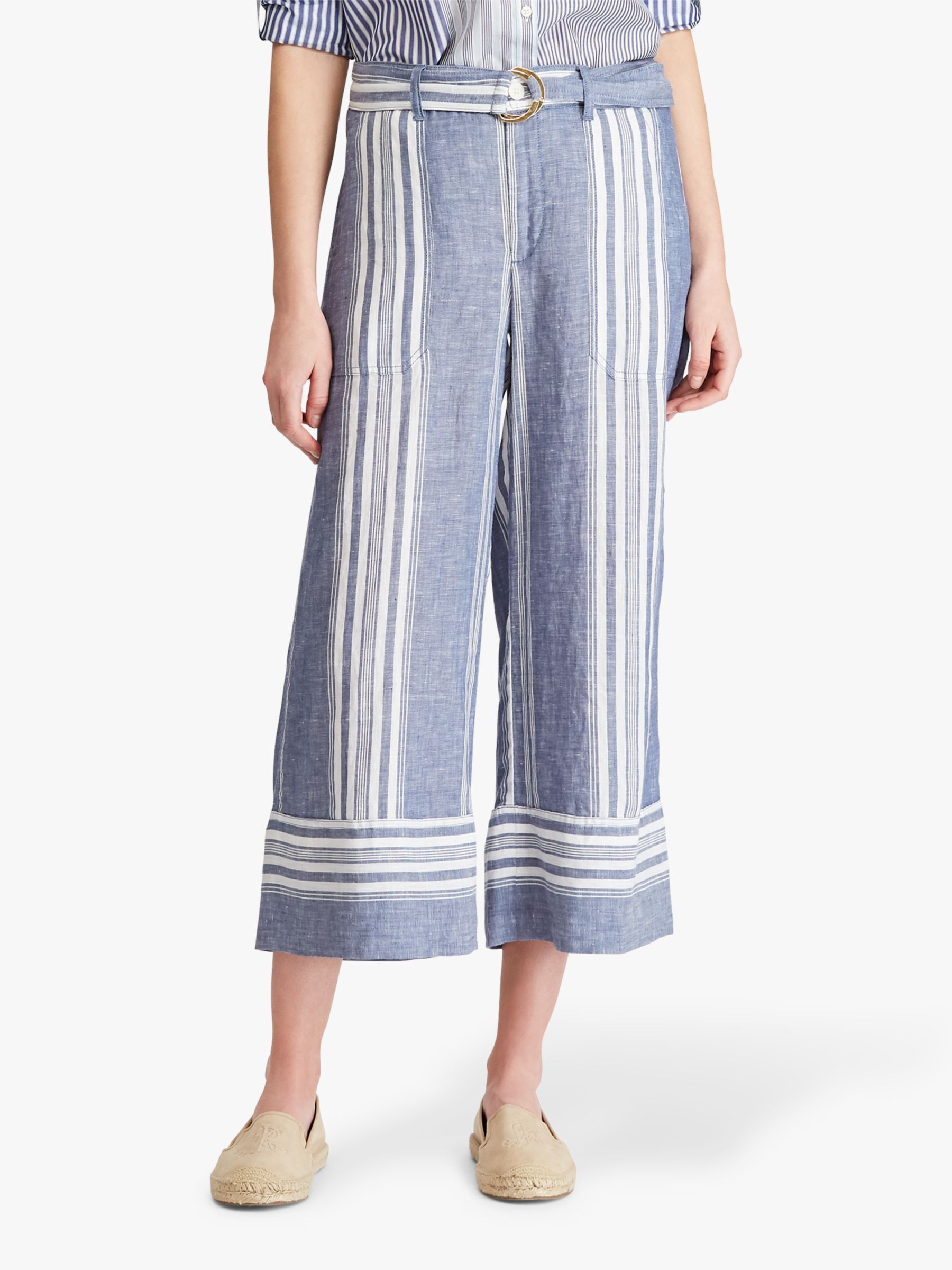 ralph lauren wide leg linen pants