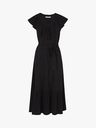 L.K.Bennett Margret Cotton Linen Dress, Black