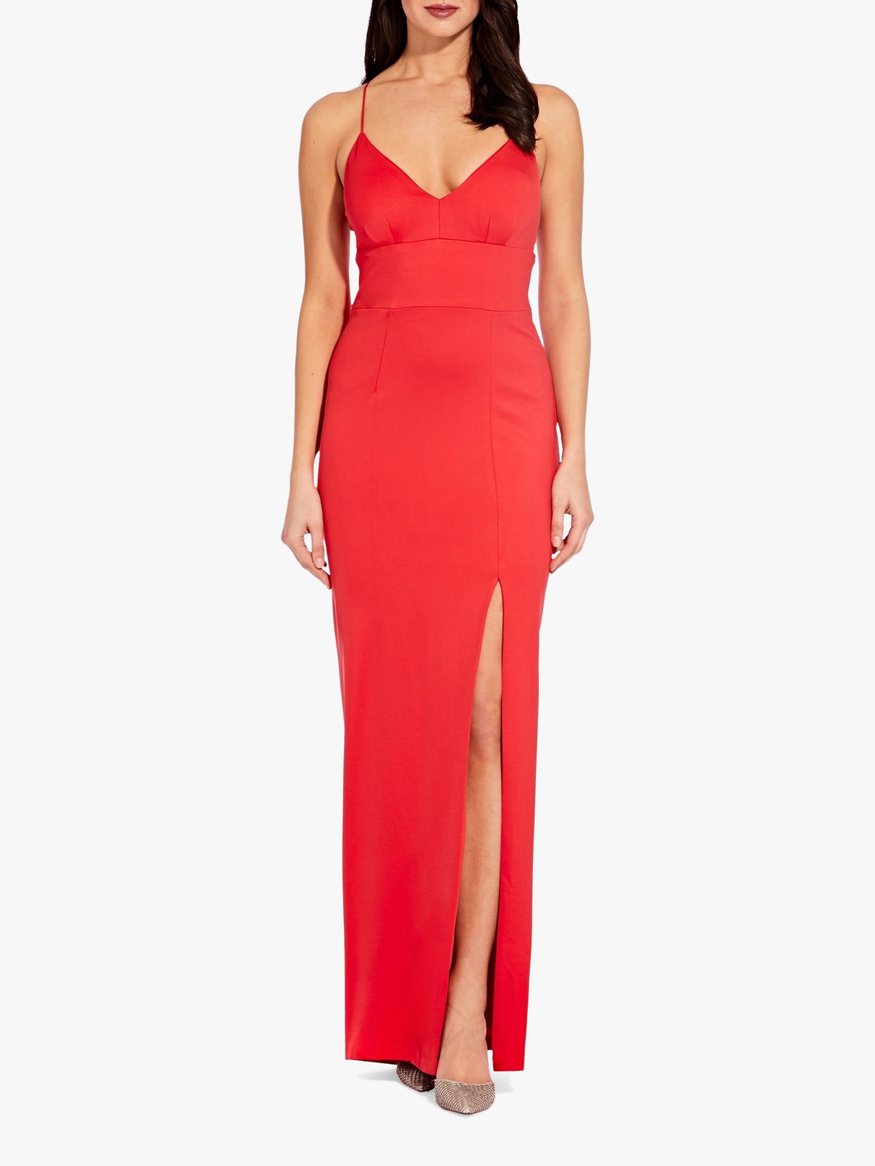 adrianna papell lola jersey gown