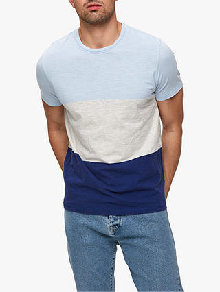 SELECTED HOMME O-Neck Colour Block T-Shirt