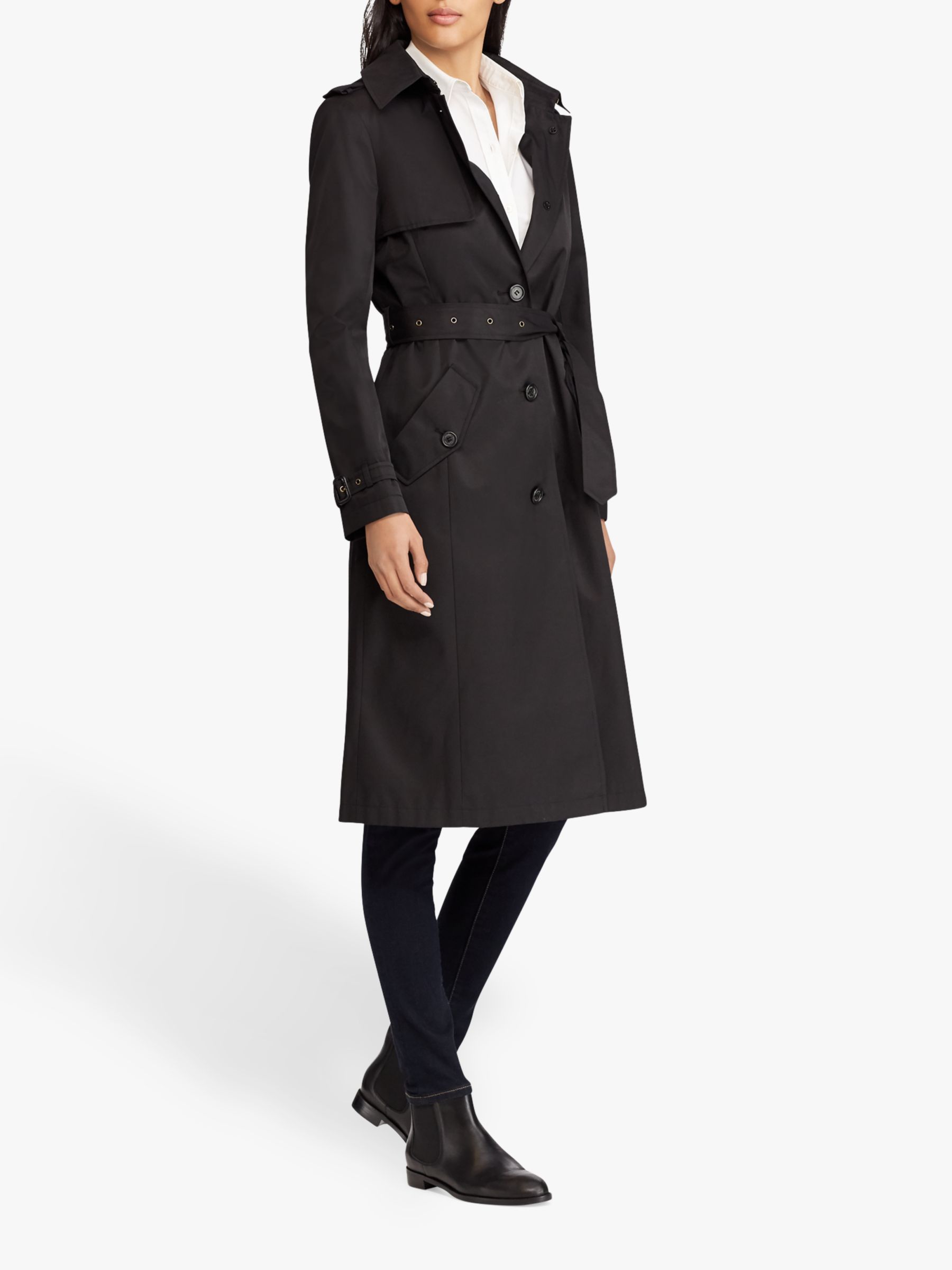 Lauren Ralph Lauren Max Trench Coat, Black