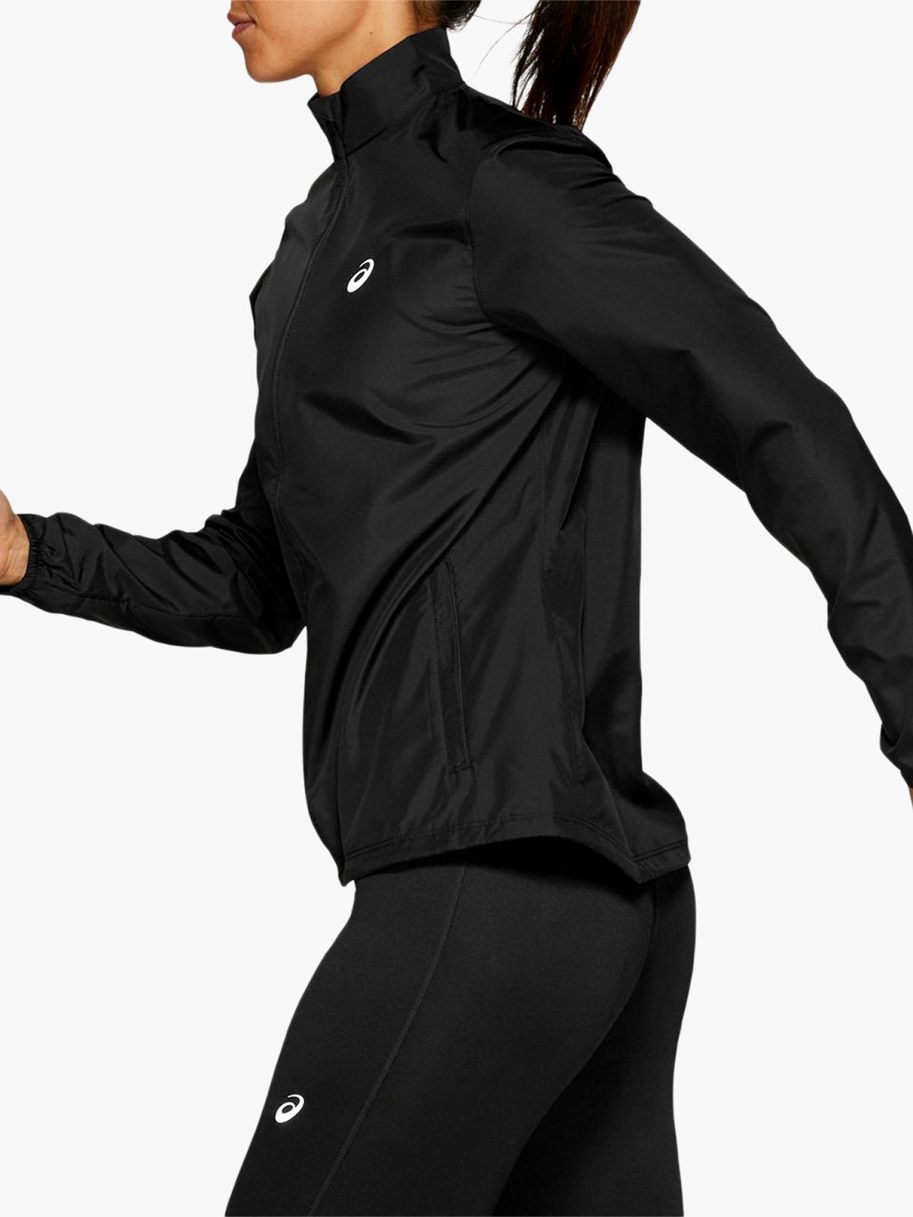 asics woven women's running jacket