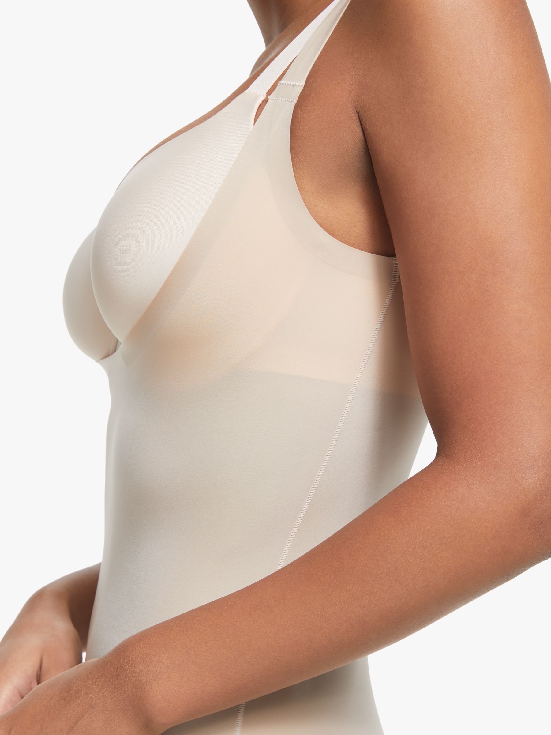 Miraclesuit Tummy Tuck Wear Your Own Bra Bike Short Bodysuit, Nude at John  Lewis & Partners