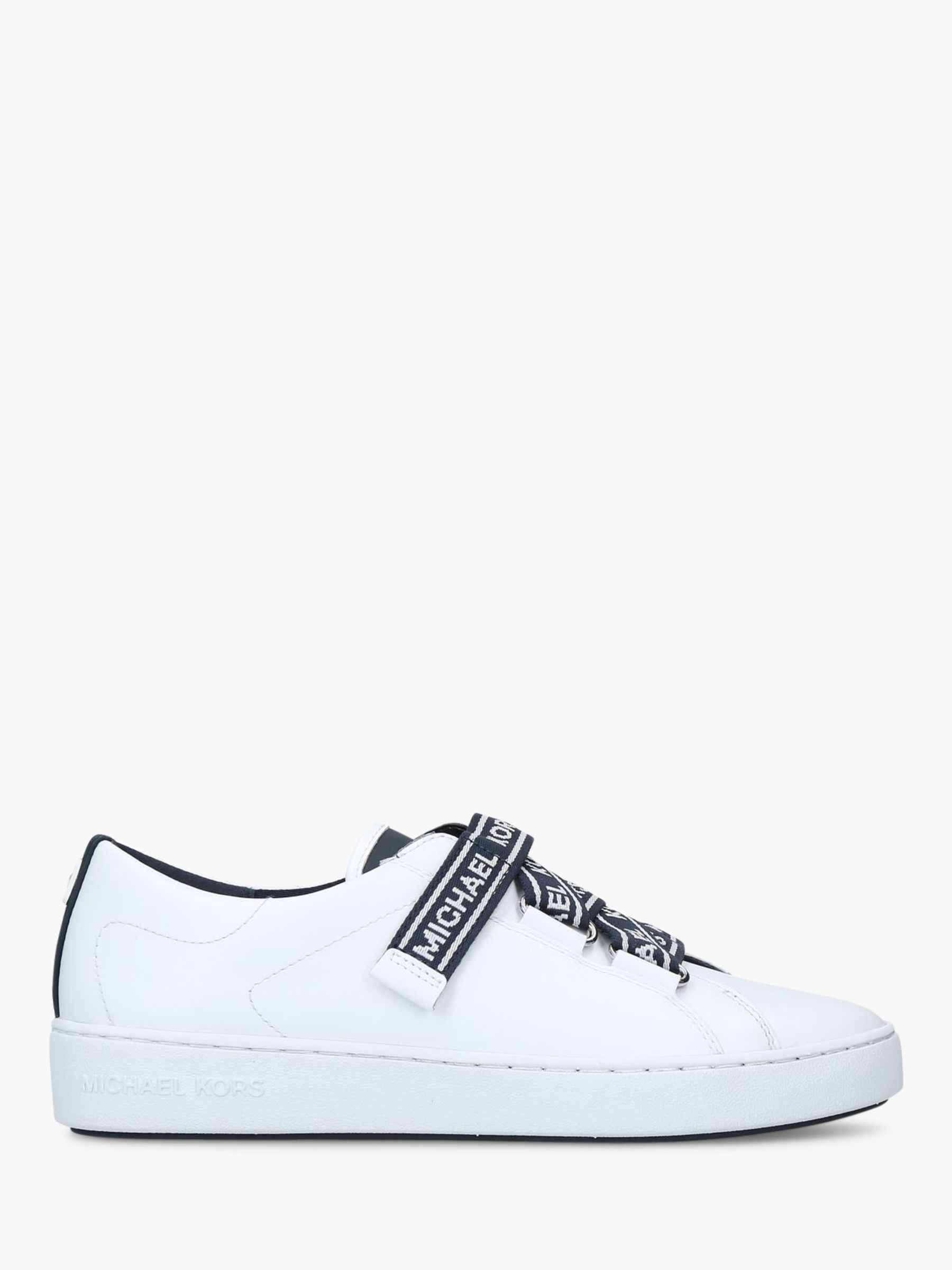 MICHAEL Michael Kors Casey Slip-On Trainers, White Leather