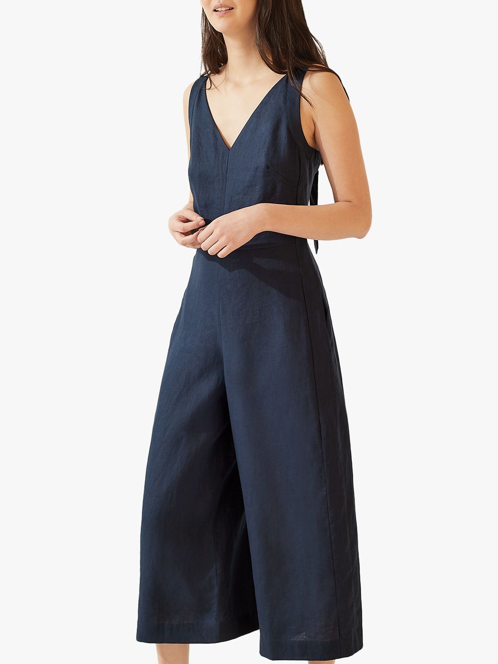 relaxed linen jumpsuit