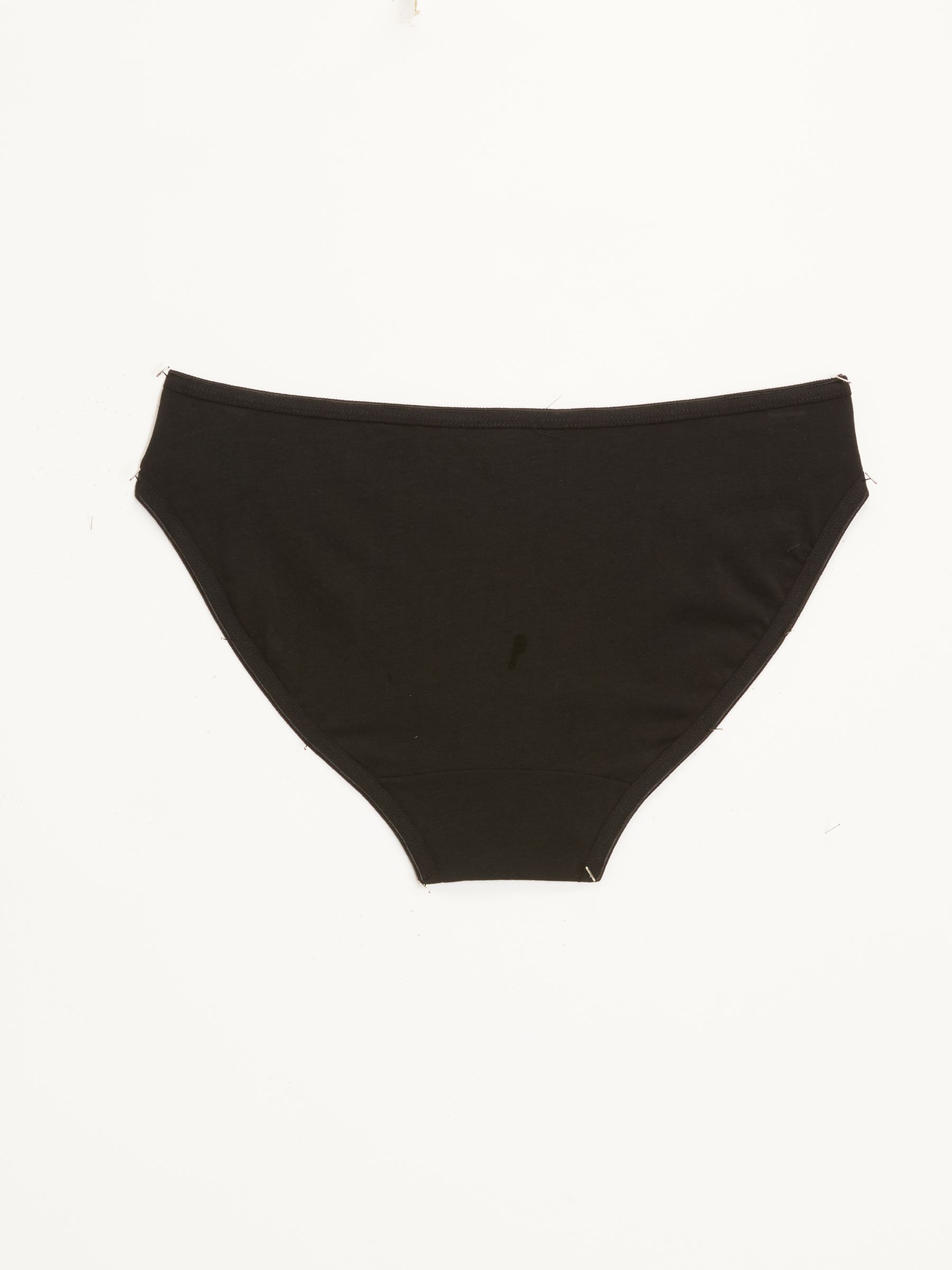 John Lewis ANYDAY Microfibre Bikini Knickers, Pack of 5, Black, 8