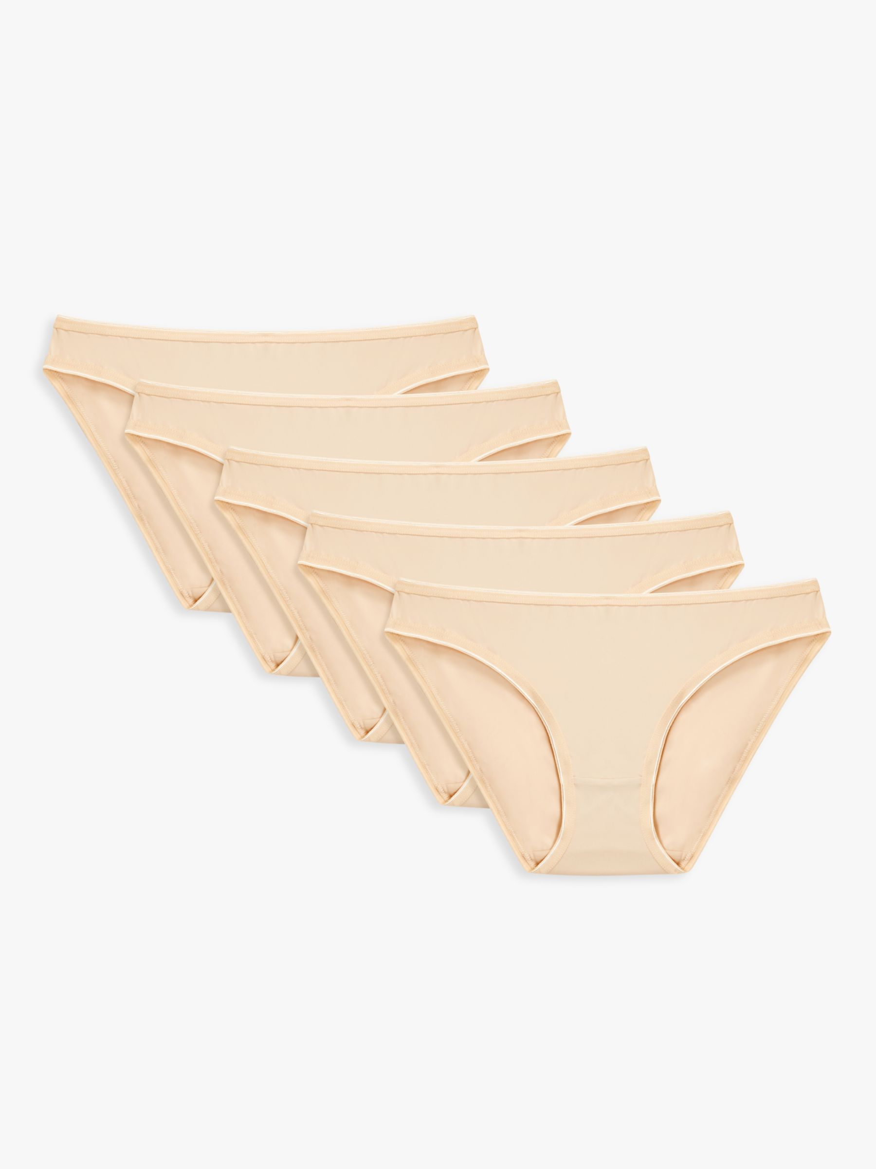 Buy John Lewis ANYDAY Microfibre Bikini Knickers, Pack of 5 Online at johnlewis.com
