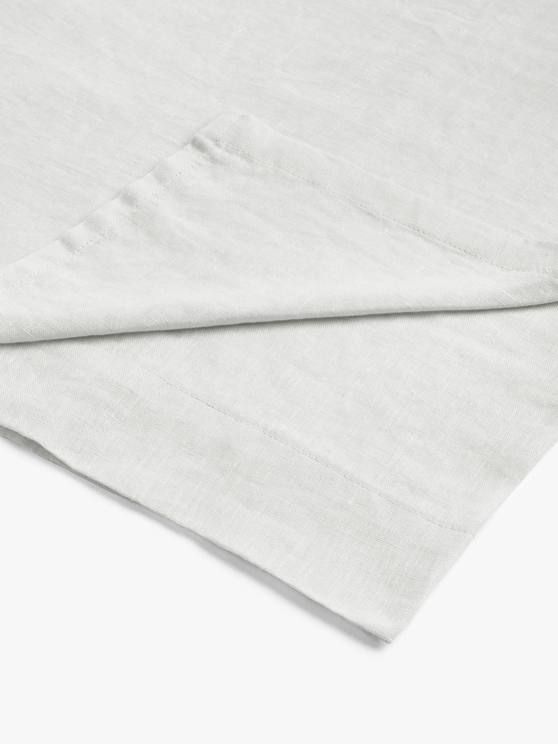 John Lewis & Partners 100% Linen Flat Sheet