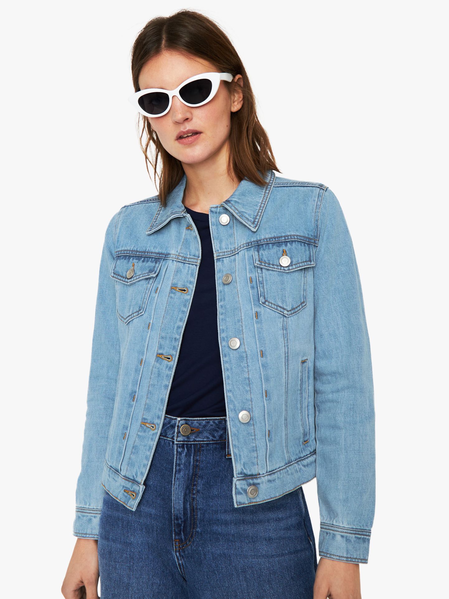 Warehouse Fitted Denim Jacket